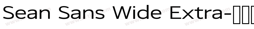 Sean Sans Wide Extra字体转换 Sean Sans Wide Extra字体转换
